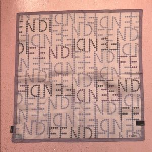Cotton Fendi square scarf